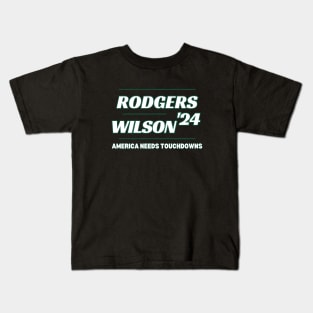 NY Jets Rodgers Wilson 2024 Kids T-Shirt